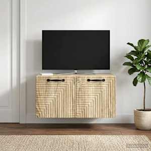Nástěnná TV skříň Dub sonoma 59,5 x 41 x 30 cm Kompozitní dřevo - obrázek 1