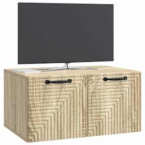 Nástěnná TV skříň Dub sonoma 59,5 x 41 x 30 cm Kompozitní dřevo - obrázek 3
