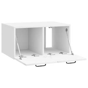 Nástěnná TV skříň Bílá s vysokým leskem 59,5 x 41 x 30 cm - obrázek 5
