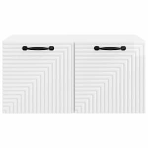 Nástěnná TV skříň Bílá s vysokým leskem 59,5 x 41 x 30 cm - obrázek 6