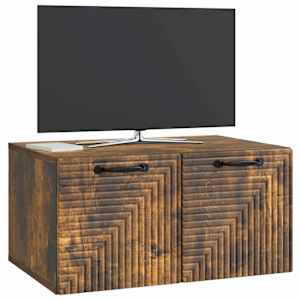 Nástěnná TV skříň Nástěnný Kouřový dub 59,5 x 41 x 30 cm - obrázek 3