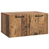 vidaXL Rippuv TV kapp Vana puit 59,5 x 41 x 30 cm Tehispuit