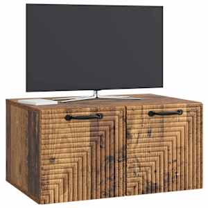 Nástěnná TV skříň Nástěnný Staré dřevo 59,5 x 41 x 30 cm - obrázek 3