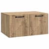 vidaXL Rippuv TV kapp 59,5 x 41 x 30 cm Artisan tamm Tehispuit