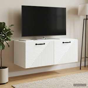 Nástěnná TV skříň Bílá 78,5 x 41 x 30 cm Kompozitní dřevo - obrázek 1