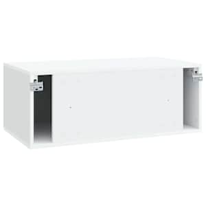 Nástěnná TV skříň Bílá 78,5 x 41 x 30 cm Kompozitní dřevo - obrázek 8