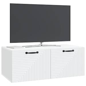 Nástěnná TV skříň Bílá 78,5 x 41 x 30 cm Kompozitní dřevo - obrázek 3