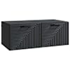 vidaXL Rippuv TV kapp Must 78,5 x 41 x 30 cm Tehispuit