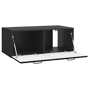 Nástěnná TV skříň Černá 78,5 x 41 x 30 cm Kompozitní dřevo - obrázek 5