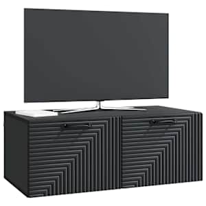 Nástěnná TV skříň Černá 78,5 x 41 x 30 cm Kompozitní dřevo - obrázek 3