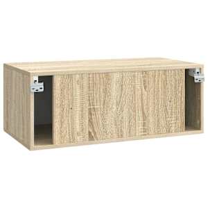 Nástěnná TV skříň Dub sonoma 78,5 x 41 x 30 cm Kompozitní dřevo - obrázek 8