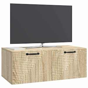 Nástěnná TV skříň Dub sonoma 78,5 x 41 x 30 cm Kompozitní dřevo - obrázek 3