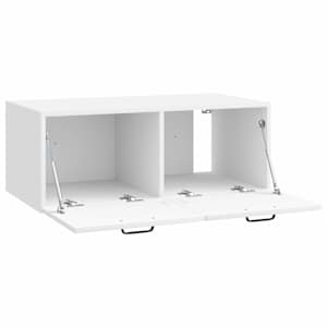 Nástěnná TV skříň Bílá s vysokým leskem 78,5 x 41 x 30 cm - obrázek 5