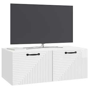 Nástěnná TV skříň Bílá s vysokým leskem 78,5 x 41 x 30 cm - obrázek 3