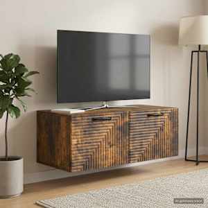 Nástěnná TV skříň Nástěnný Kouřový dub 78,5 x 41 x 30 cm - obrázek 1