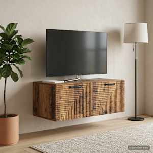 Nástěnná TV skříň Nástěnný Staré dřevo 78,5 x 41 x 30 cm - obrázek 1