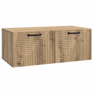 Nástěnná TV skříň 78,5 x 41 x 30 cm Dub artisan - obrázek 2