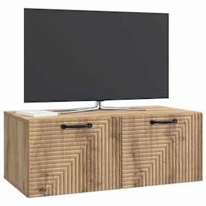Nástěnná TV skříň 78,5 x 41 x 30 cm Dub artisan - obrázek 3