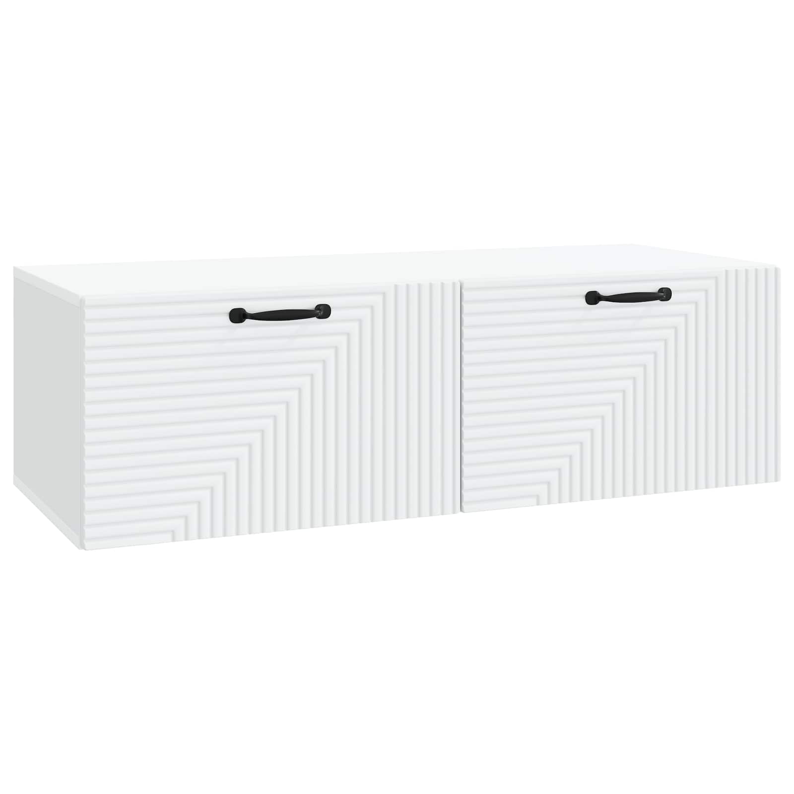 vidaXL Oglindă TV montată pe perete Alb 98 x 41 x 30 cm Lemn prelucrat