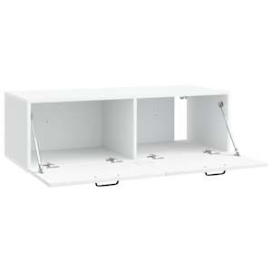 Nástěnná TV skříň Bílá 98 x 41 x 30 cm Kompozitní dřevo - obrázek 5