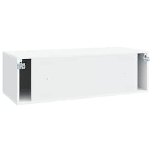 Nástěnná TV skříň Bílá 98 x 41 x 30 cm Kompozitní dřevo - obrázek 8