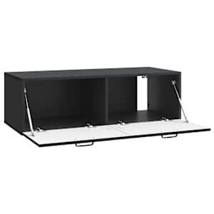 Nástěnná TV skříň Černá 98 x 41 x 30 cm Kompozitní dřevo - obrázek 3
