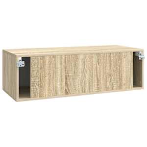 Nástěnná TV skříň Dub sonoma 98 x 41 x 30 cm Kompozitní dřevo - obrázek 8