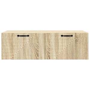 Nástěnná TV skříň Dub sonoma 98 x 41 x 30 cm Kompozitní dřevo - obrázek 6