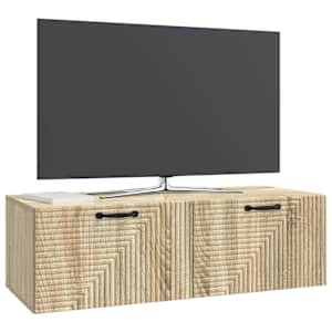 Nástěnná TV skříň Dub sonoma 98 x 41 x 30 cm Kompozitní dřevo - obrázek 3