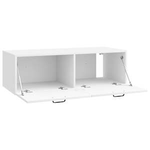 Nástěnná TV skříň Bílá s vysokým leskem 98 x 41 x 30 cm - obrázek 5