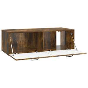 Nástěnná TV skříň Kouřový dub 98 x 41 x 30 cm Kompozitní dřevo - obrázek 5