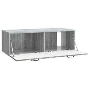 Nástěnná TV skříň Šedá sonoma 98 x 41 x 30 cm Kompozitní dřevo - obrázek 5