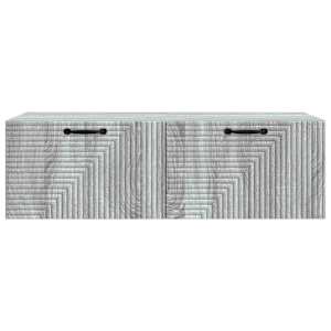 Nástěnná TV skříň Šedá sonoma 98 x 41 x 30 cm Kompozitní dřevo - obrázek 6