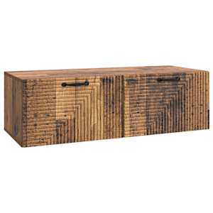 Nástěnná TV skříň Staré dřevo 98 x 41 x 30 cm Kompozitní dřevo - obrázek 2