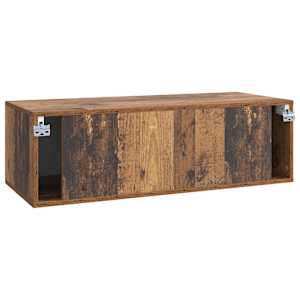 Nástěnná TV skříň Staré dřevo 98 x 41 x 30 cm Kompozitní dřevo - obrázek 8