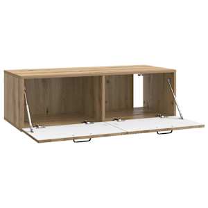 Nástěnná TV skříň 98 x 41 x 30 cm Dub artisan Kompozitní dřevo - obrázek 5