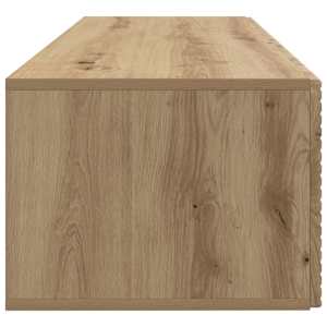 Nástěnná TV skříň 98 x 41 x 30 cm Dub artisan Kompozitní dřevo - obrázek 7