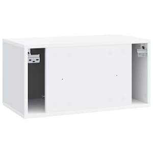 Nástěnná TV skříň Bílá 59,5 x 31 x 30 cm Kompozitní dřevo - obrázek 8