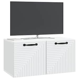 Nástěnná TV skříň Bílá 59,5 x 31 x 30 cm Kompozitní dřevo - obrázek 3