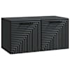 vidaXL Rippuv TV kapp Must 59,5 x 31 x 30 cm Tehispuit