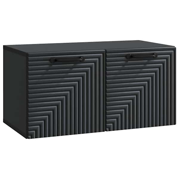 vidaXL Rippuv TV kapp Must 59,5 x 31 x 30 cm Tehispuit