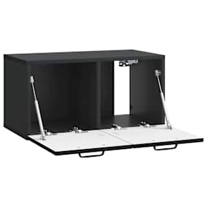 Nástěnná TV skříň Černá 59,5 x 31 x 30 cm Kompozitní dřevo - obrázek 5