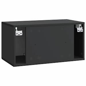 Nástěnná TV skříň Černá 59,5 x 31 x 30 cm Kompozitní dřevo - obrázek 8