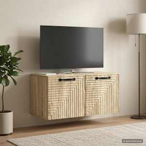 Nástěnná TV skříň Dub sonoma 59,5 x 31 x 30 cm Kompozitní dřevo - obrázek 1