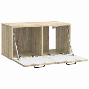 Nástěnná TV skříň Dub sonoma 59,5 x 31 x 30 cm Kompozitní dřevo - obrázek 5