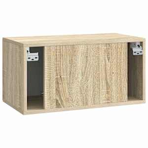 Nástěnná TV skříň Dub sonoma 59,5 x 31 x 30 cm Kompozitní dřevo - obrázek 8