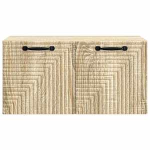 Nástěnná TV skříň Dub sonoma 59,5 x 31 x 30 cm Kompozitní dřevo - obrázek 6
