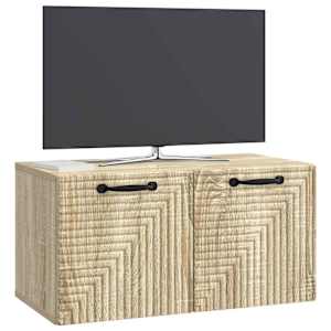Nástěnná TV skříň Dub sonoma 59,5 x 31 x 30 cm Kompozitní dřevo - obrázek 3