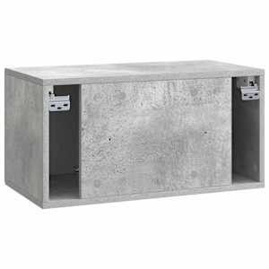 Nástěnná TV skříň Nástěnný Betonově šedá 59,5 x 31 x 30 cm - obrázek 8
