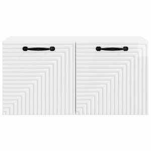 Nástěnná TV skříň Bílá s vysokým leskem 59,5 x 31 x 30 cm - obrázek 6